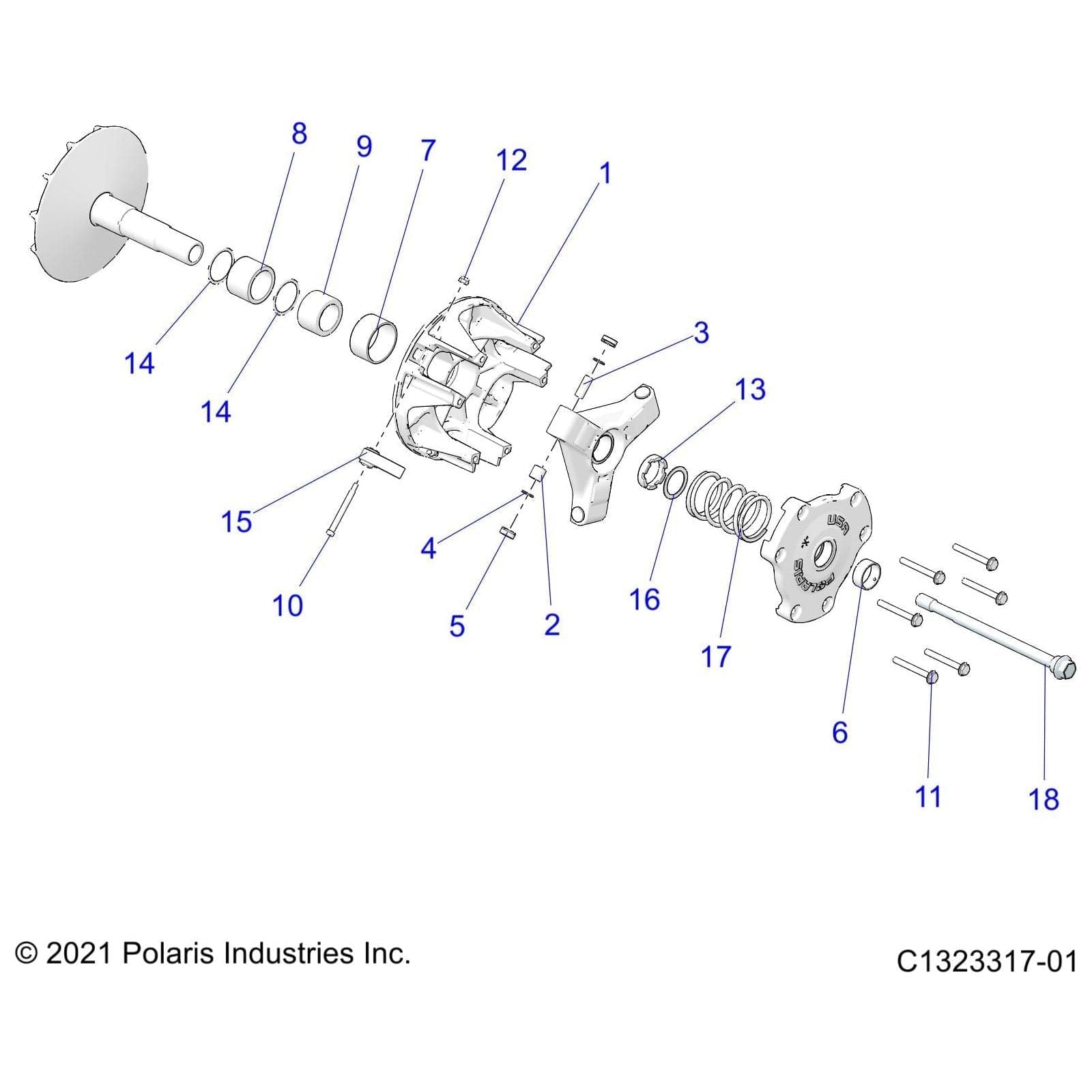 Shift Weight by Polaris 5633720 OEM Hardware P5633720 Off Road Express