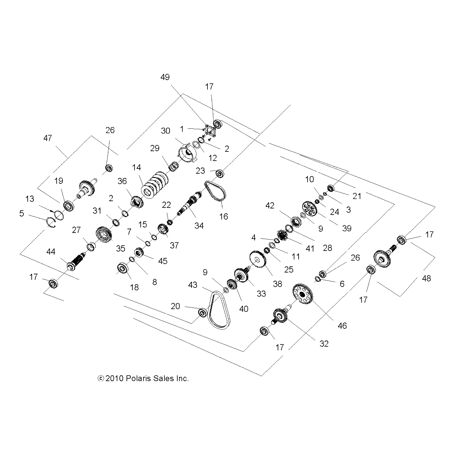 Shim Kit by Polaris 2204264 OEM Hardware P2204264 Off Road Express