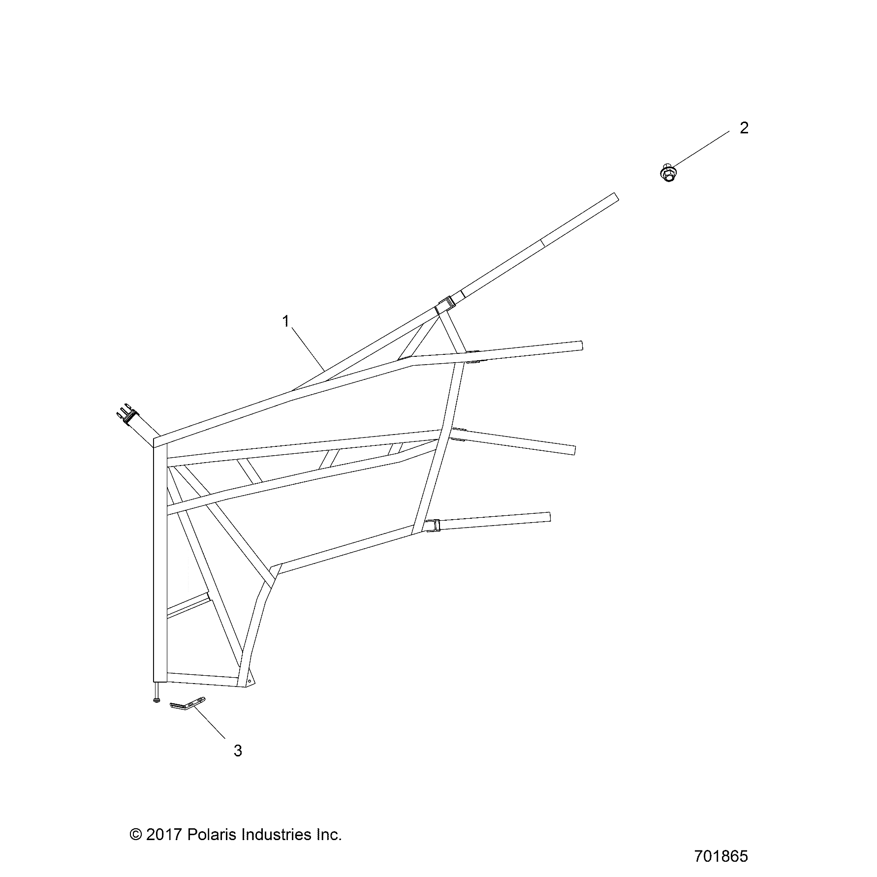 Side Net by Polaris 2686010 OEM Hardware P2686010 Off Road Express