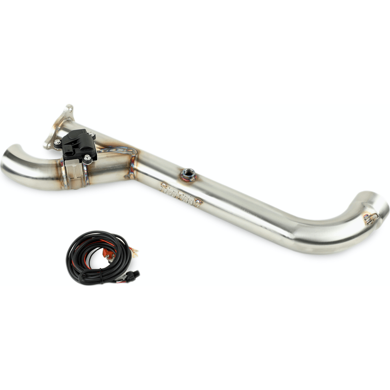 Side Piece Header Pipe With Electronic Cutout - Rzr Turbo By Trinity Racing TR-4178HP None TR-4178HP Trinity Racing