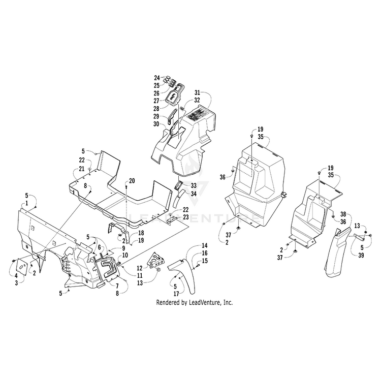Slide, Shift By Arctic Cat 1402-794 OEM Hardware 1402-794 Core Power Equipment