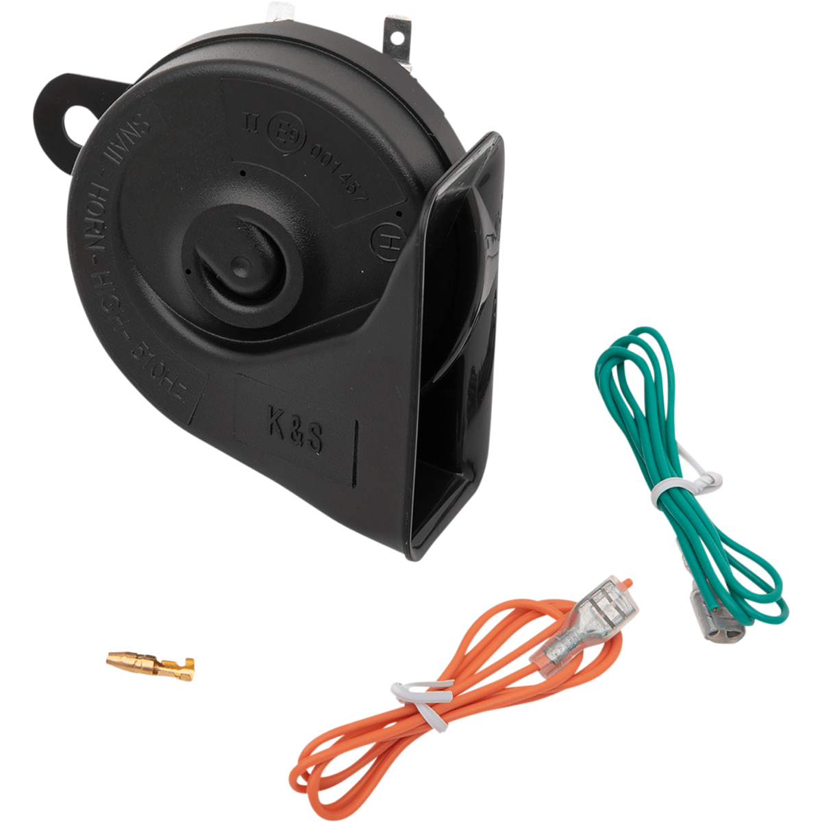 Snail-Type Universal Horn By K&S Technologies 11-0300 Electric Horn 2107-0307 Parts Unlimited
