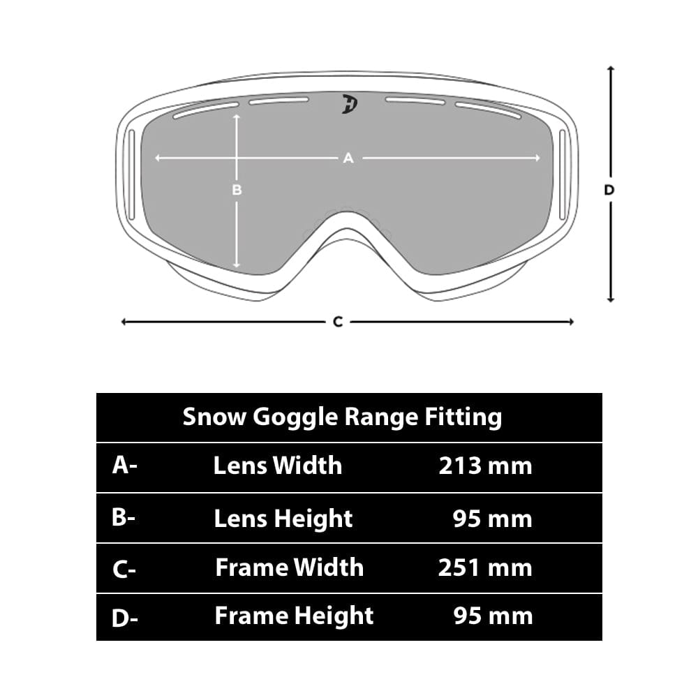 Daytona Helmets Goggles Snow Goggle Range by Daytona Helmets SGR-1