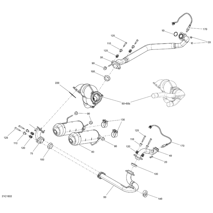 Socket Head Screw M10 X 50 by Can-Am 250000658 OEM Hardware 250000658 Off Road Express