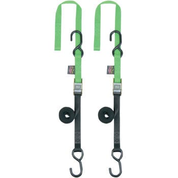 Soft-Tye Tie-Downs - 1" x 5-1/2' - Green By Powertye MFG 23625PM Tie Down / Ratchet Strap