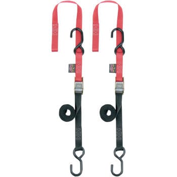 Soft-Tye Tie-Downs - 1" x 5-1/2' - Red By Powertye MFG 23621 Tie Down / Ratchet Strap