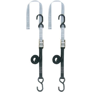 Soft-Tye Tie-Downs - 1" x 5-1/2' - Silver By Powertye MFG 23624PM Tie Down / Ratchet Strap