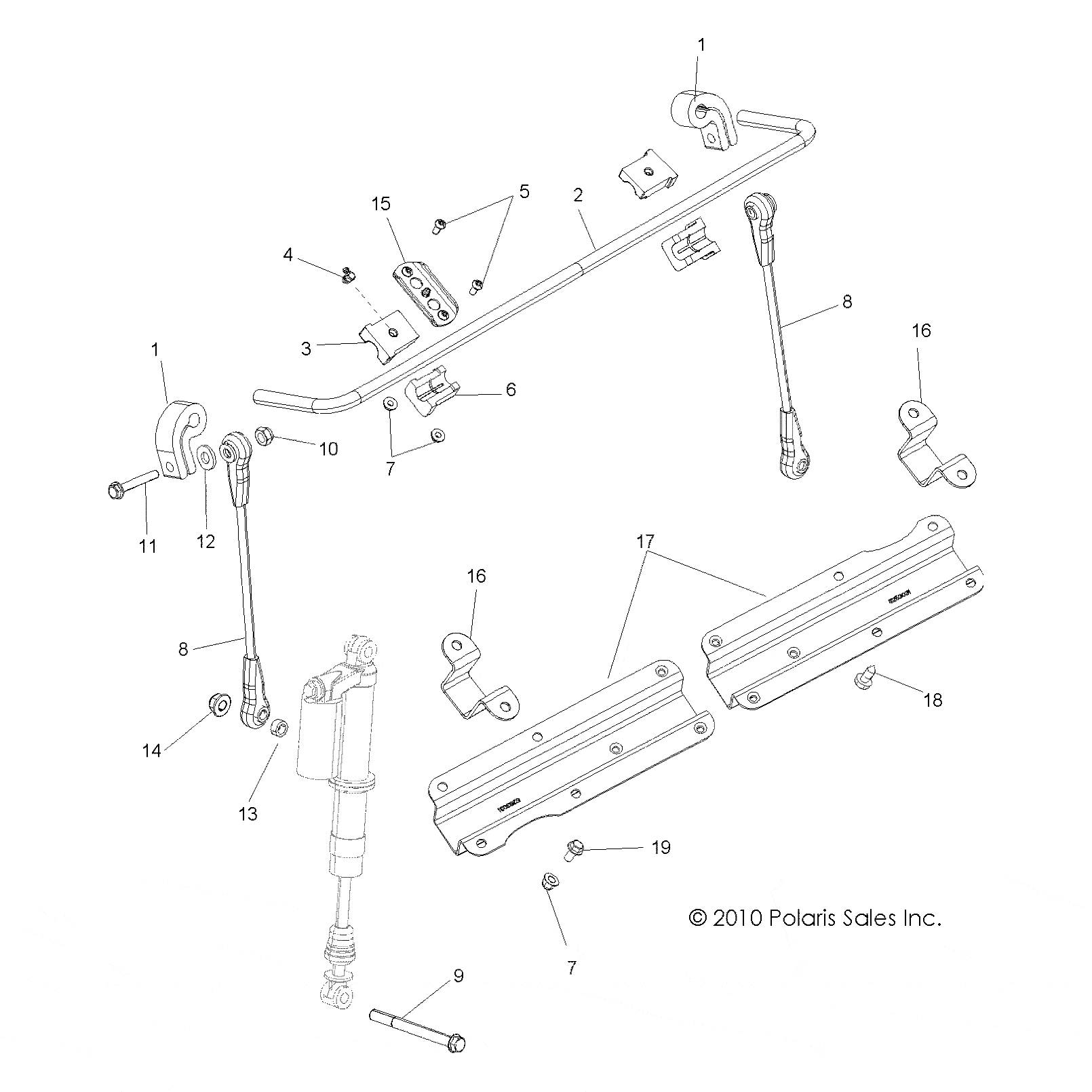 Spacer, .625 X .407 X .700 by Polaris 5336179 OEM Hardware P5336179 Off Road Express