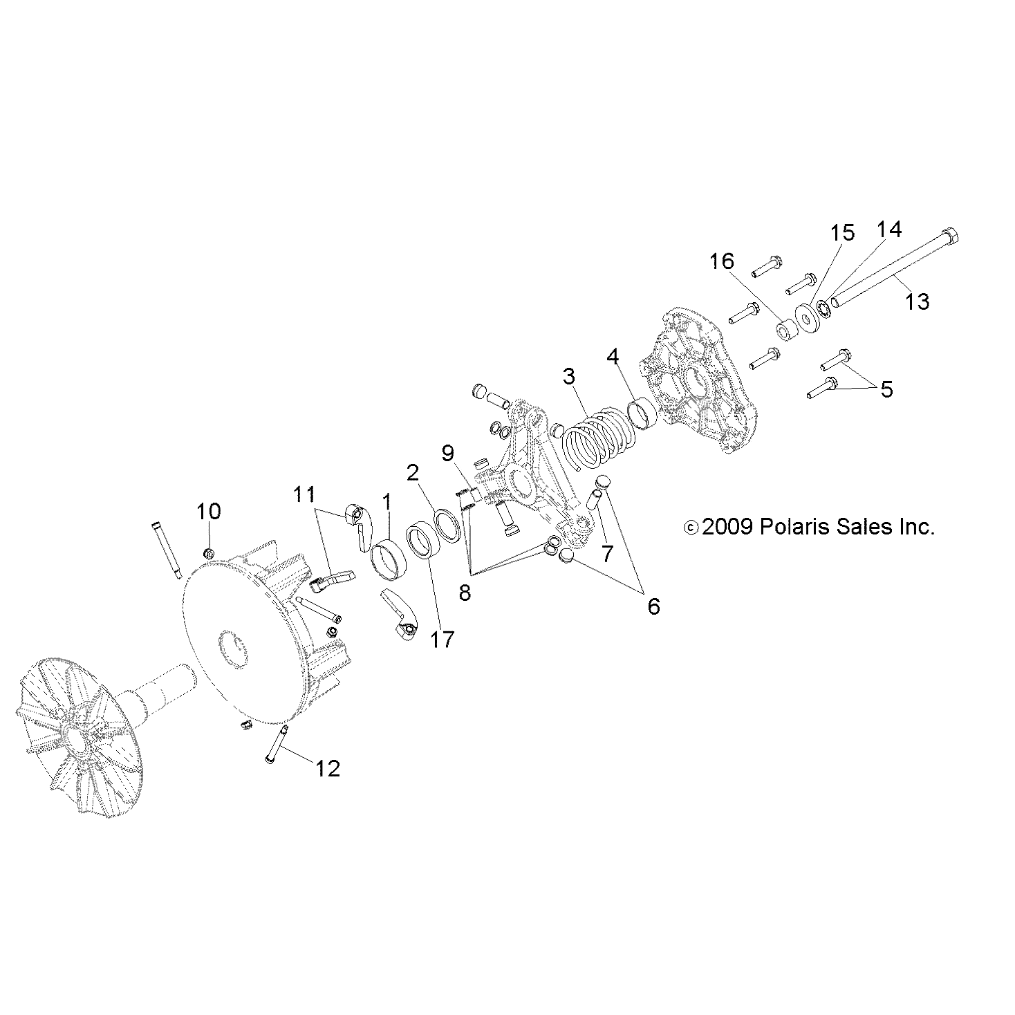 Spacer-Clutch,Limiter by Polaris 5438330 OEM Hardware P5438330 Off Road Express