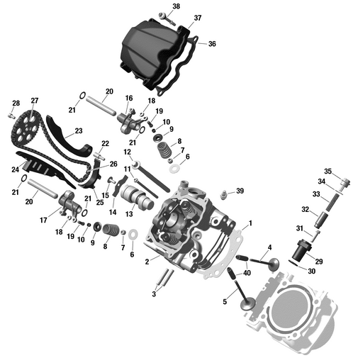 Spark Plug, NGK LMAR8C-9 by Can-Am 715900244 OEM Hardware 715900244 Off Road Express Peach St