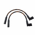 Spark Plug Wires Black & Orange Twist by Trik Wires