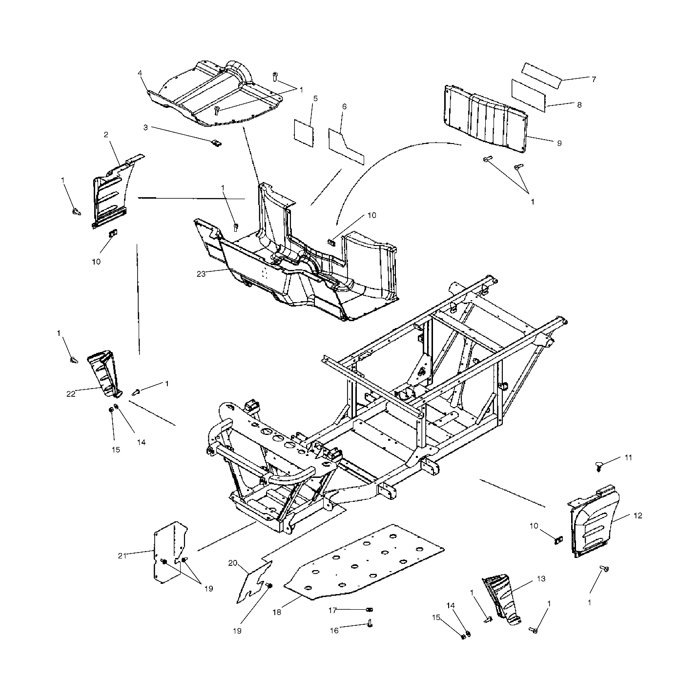 Speed Nut by Polaris 7670057 OEM Hardware P7670057 Off Road Express