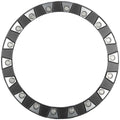 Split 6 Replacement Beadlock Ring 14" Black/Machined by Sedona
