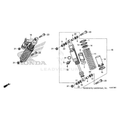 Rear Shock Absorber Spring by Honda