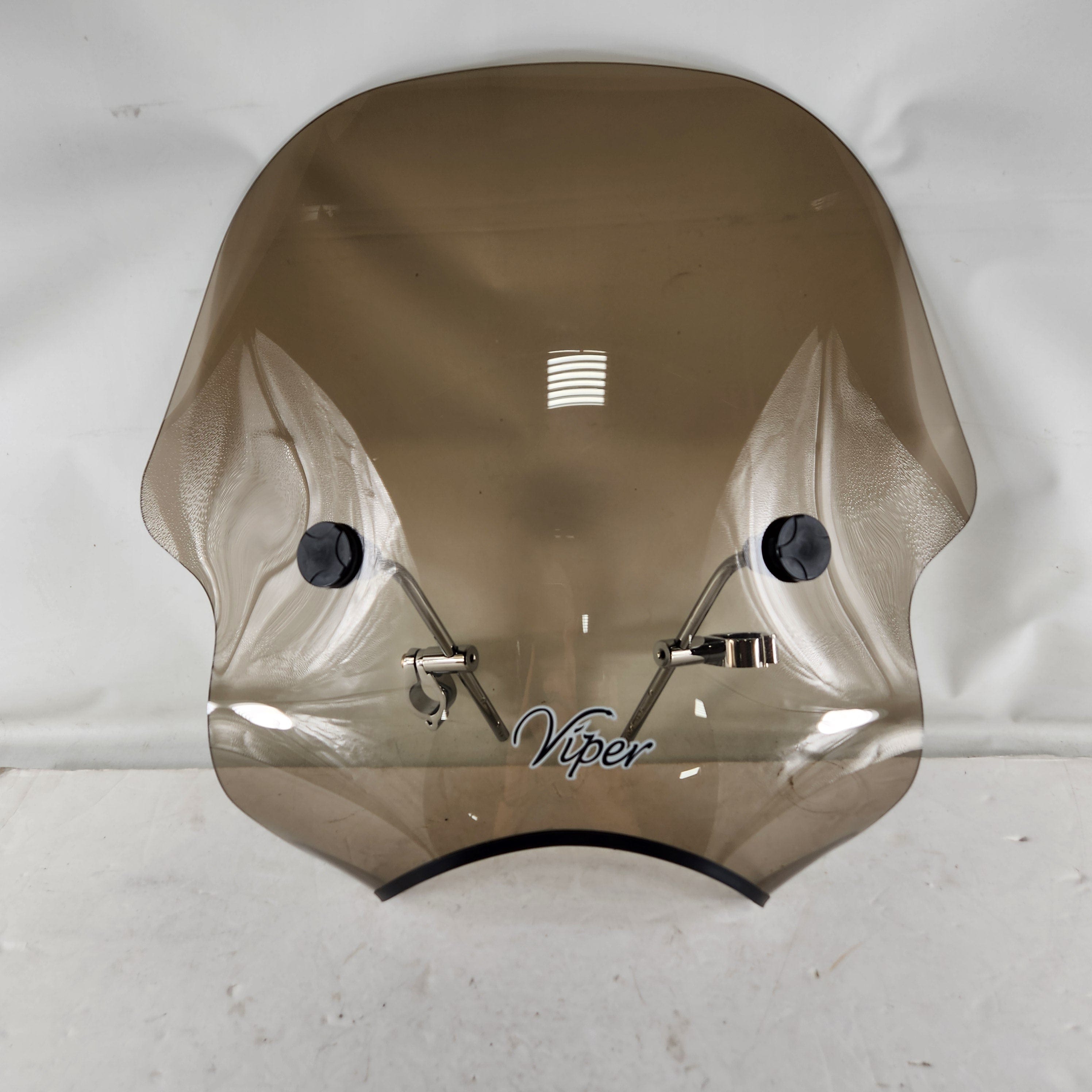 SS-10 Viper Clear 17.25" Windshield with 1 in. Hardware Bars by Slip Streamer SS-10-C Windshield
