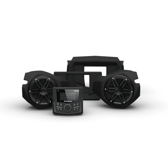 Stage 1 Gen3 Audio System for 2014+ Polaris RZR by Rockford Fosgate RZR14-STG1 Speaker Kit 909171 Tucker Rocky Drop Ship