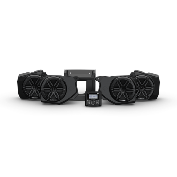 Stage 2 Audio System for Polaris Ranger 2018+ by Rockford Fosgate RNGR18-STG2 Speaker Kit 909164 Tucker Rocky Drop Ship