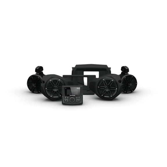 Stage 2 Gen3 Audio System for 2014+ Polaris RZR by Rockford Fosgate RZR14-STG2 Speaker Kit 909172 Tucker Rocky Drop Ship