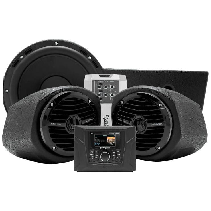 Stage 3 Gen3 Audio System for 2016+ Polaris General by Rockford Fosgate GNRL-STAGE3 Speaker Kit 909235 Tucker Rocky Drop Ship
