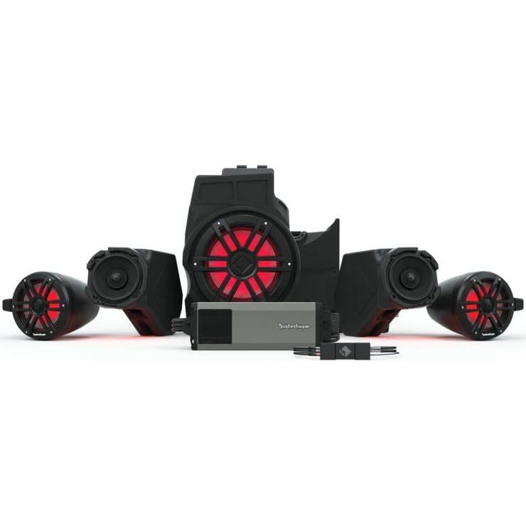 Stage 4 Element Ready Audio System for 2020+ Polaris RZR Pro XP Ride Command by Rockford Fosgate RZR19RCPXP-STG4 Audio Full System 909244 Tucker Rocky Drop Ship