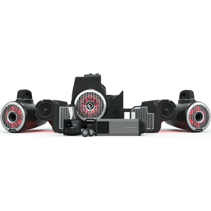 Stage 6 Element Ready Audio System for 2020+ Polaris RZR Pro XP by Rockford Fosgate RZR19PXP-STG6 Audio Full System 909243 Tucker Rocky Drop Ship