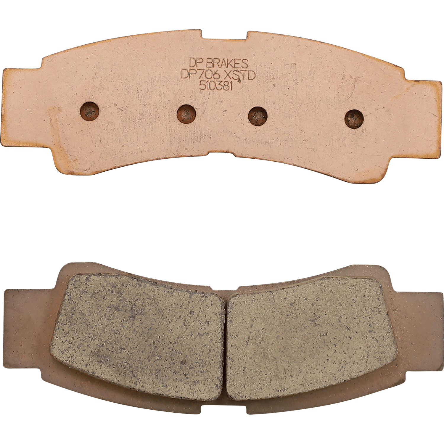 Standard Dp Sintered Brake Pads By Dp Brakes DP706 Brake Pads 1721-2999 Parts Unlimited