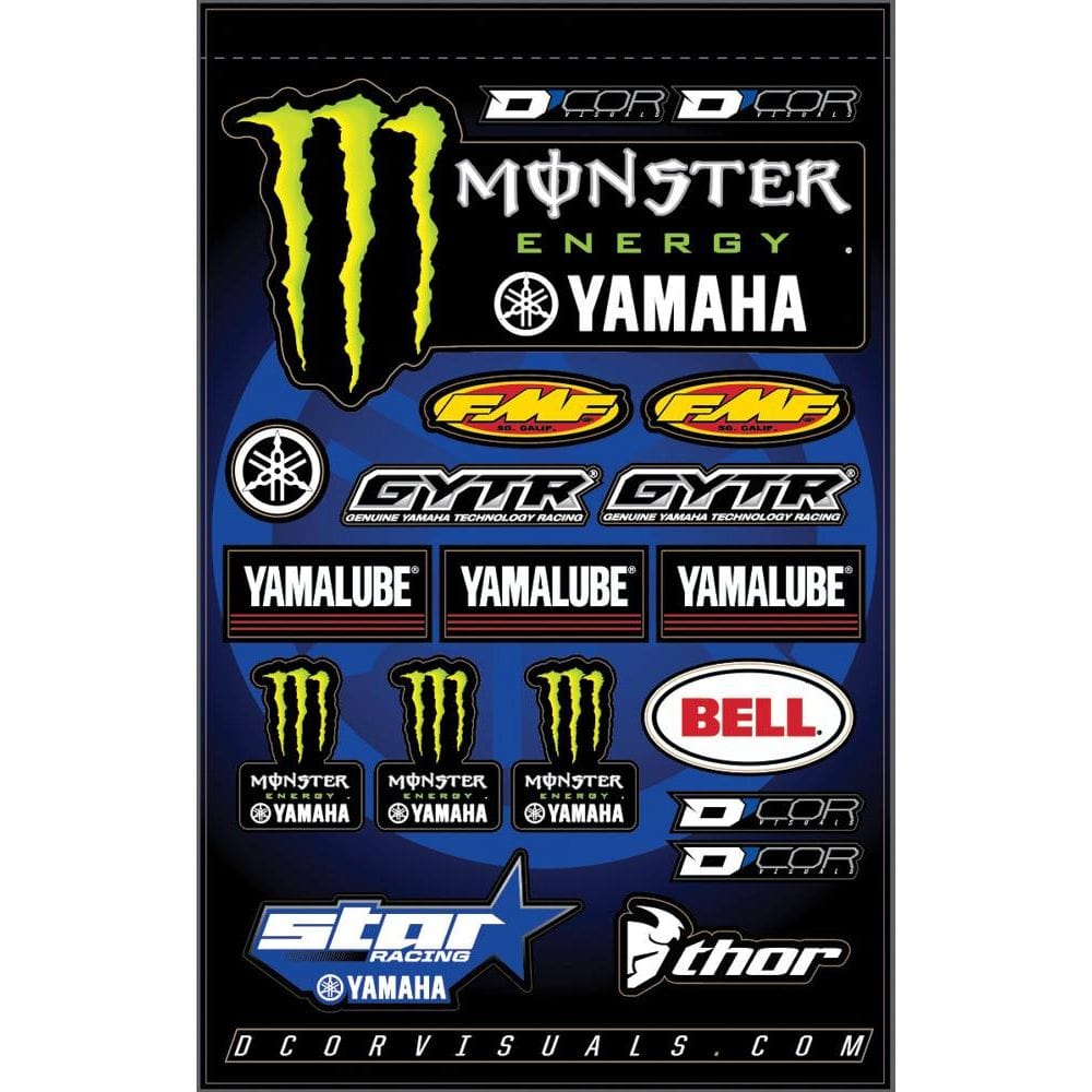 Star Monster Decal Sheet By D'Cor 40-50-117 Decal Sheet 862-50117 Western Powersports