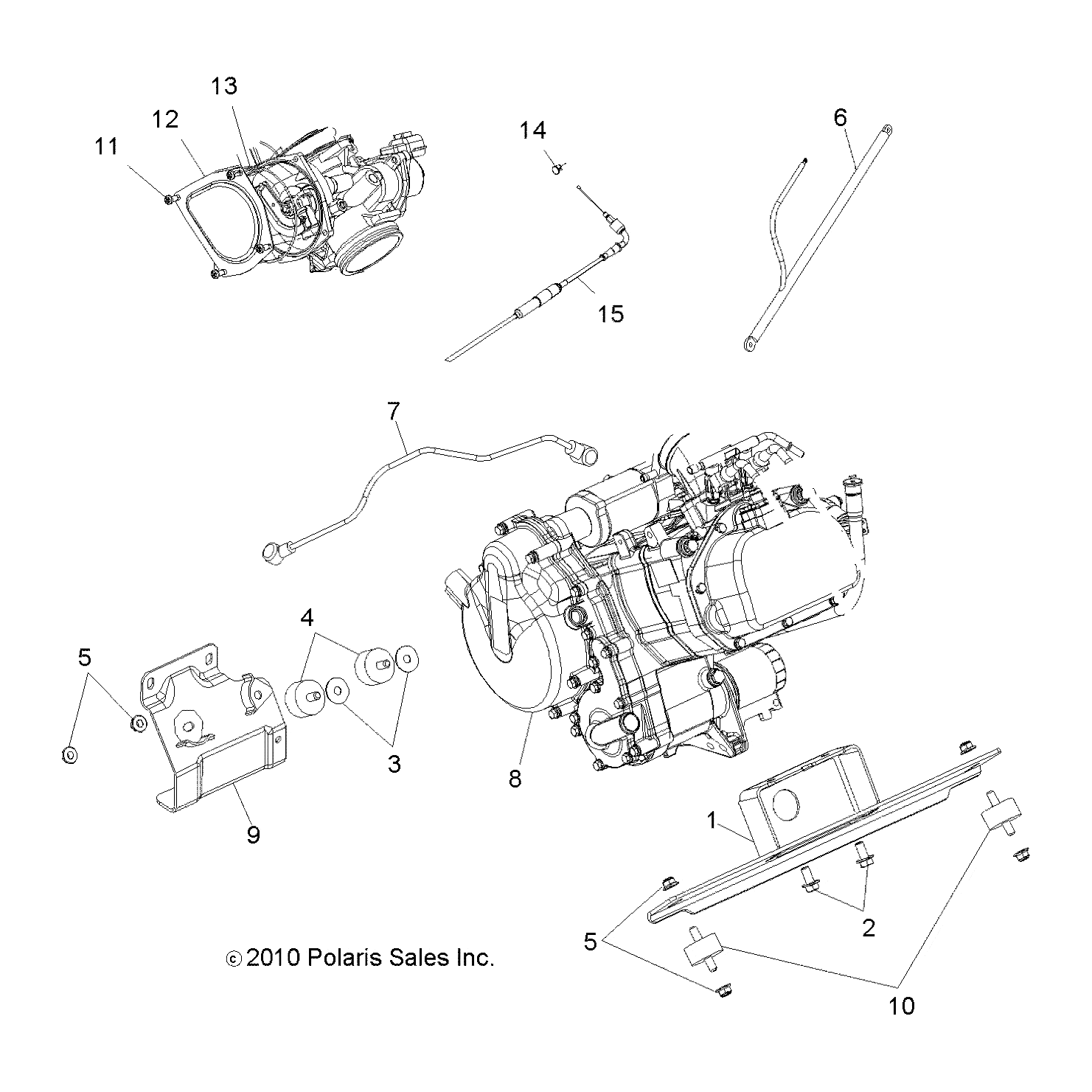 Starter Solenoid Cable by Polaris 4012621 OEM Hardware P4012621 Off Road Express