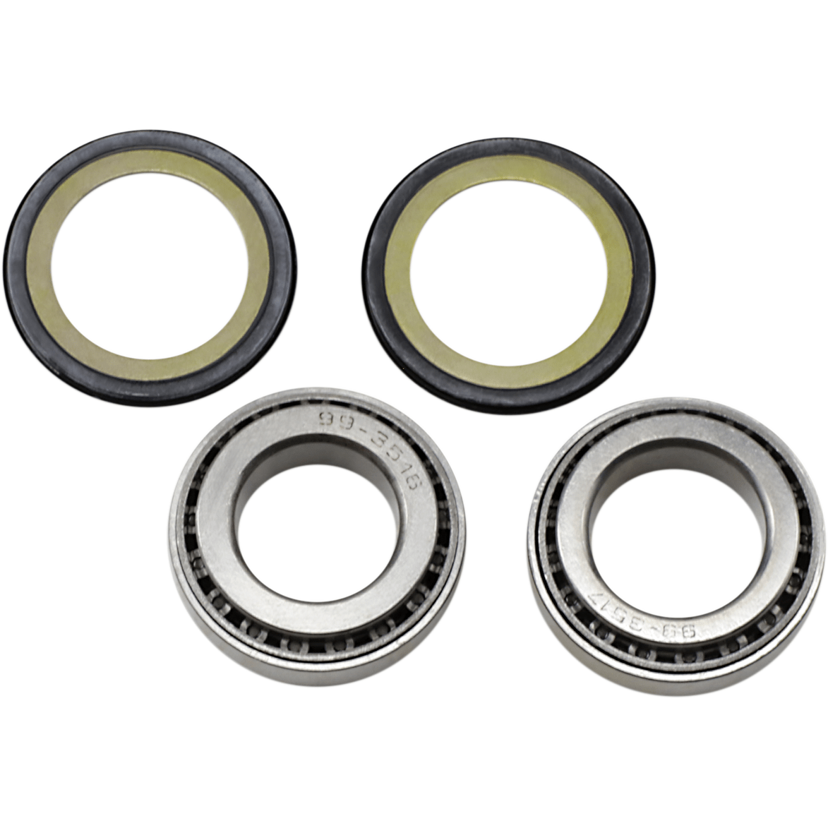Steering Stem Tapered Roller Bearings And Seals Kit By All Balls 22-1002-A Steering Stem Bearing Kit 22-1002 Parts Unlimited