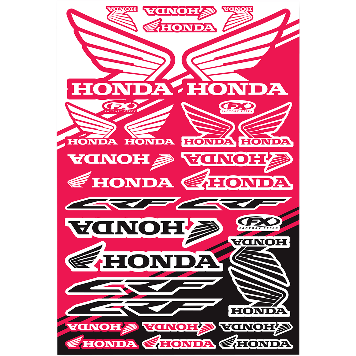 Sticker Sheet By Factory Effex 22-68330 Decal Sheet 4320-2149 Parts Unlimited