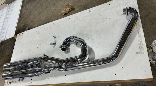 Unavailable Exhaust Full System Stock Chrome Exhaust Kit (USED) by Polaris V-KP-STOCK-CHR