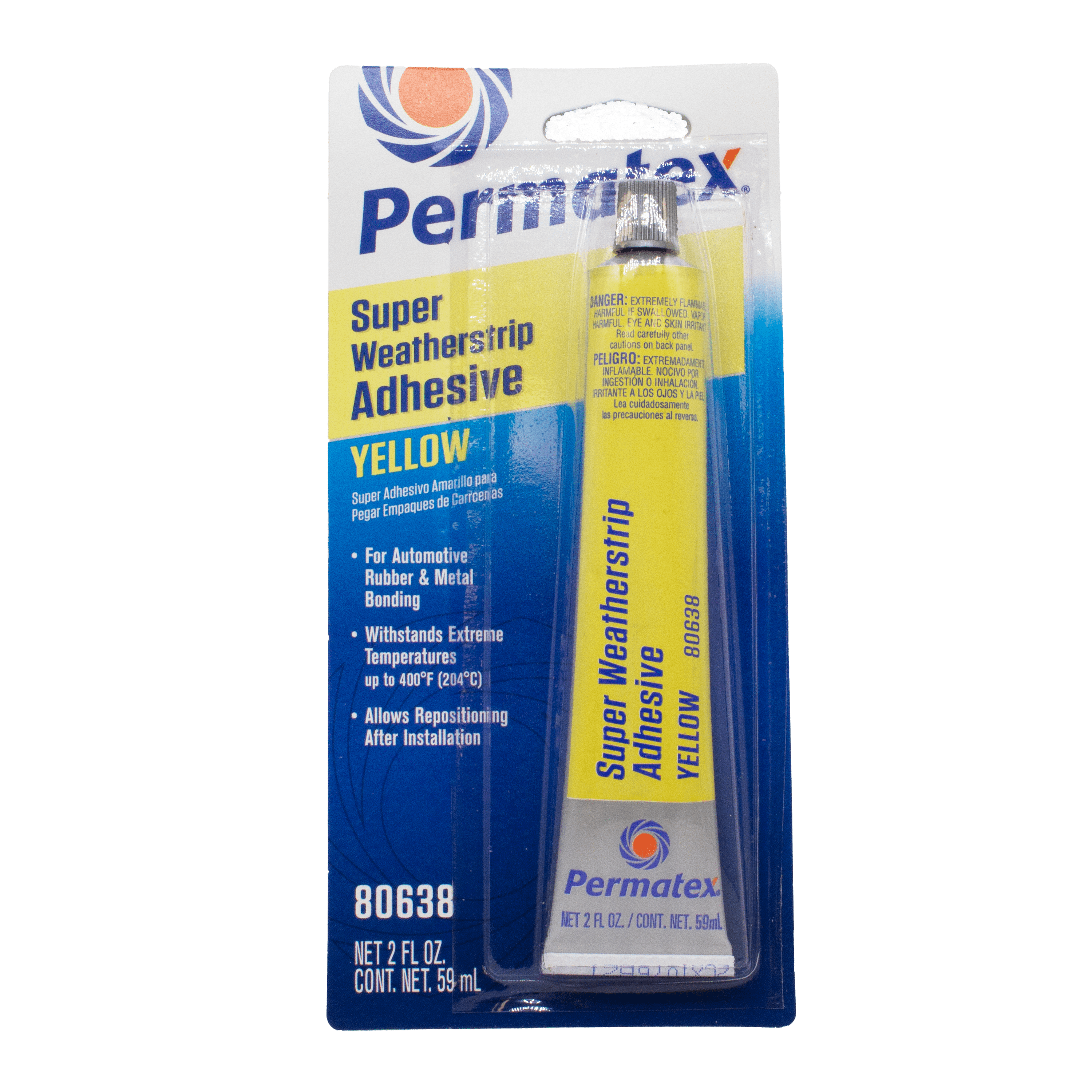 Super Weather Strip Adhesive 2 Oz by Permatex 80638 Tape