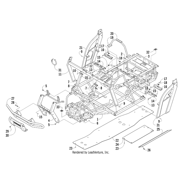 Support, Steering By Arctic Cat 0505-623 OEM Hardware 0505-623 Core Power Equipment
