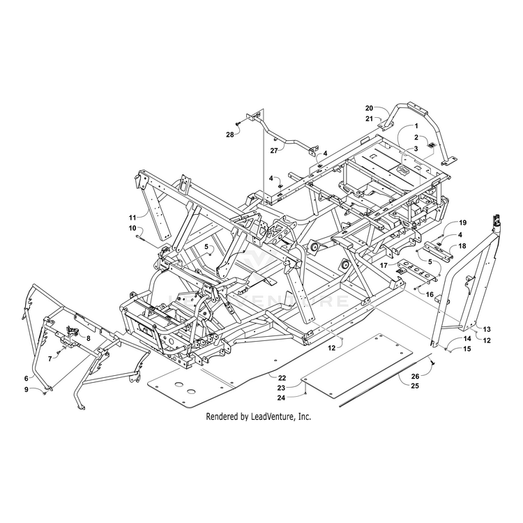 Support, Steering By Arctic Cat 5506-725 OEM Hardware 5506-725 Core Power Equipment