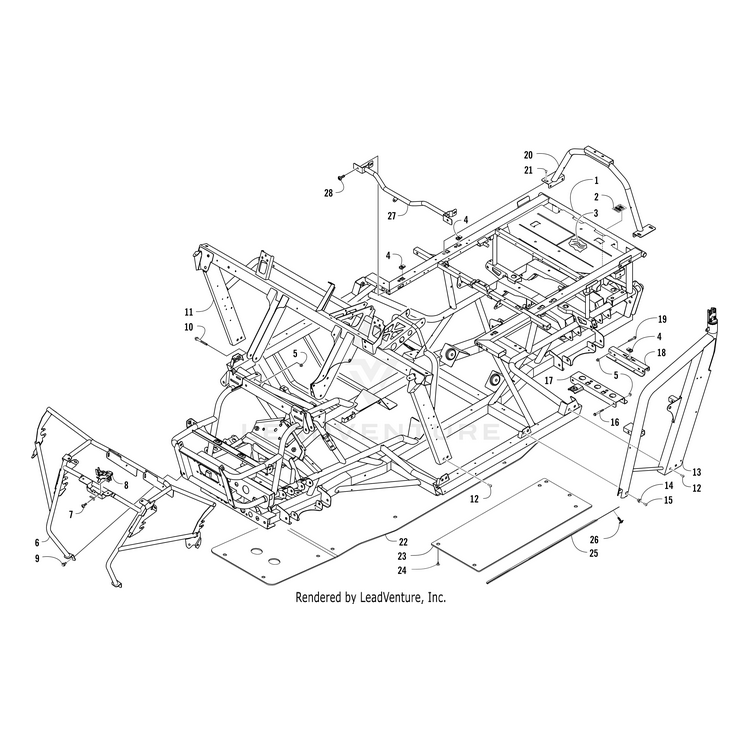 Support, Steering By Arctic Cat 7506-554 OEM Hardware 7506-554 Core Power Equipment