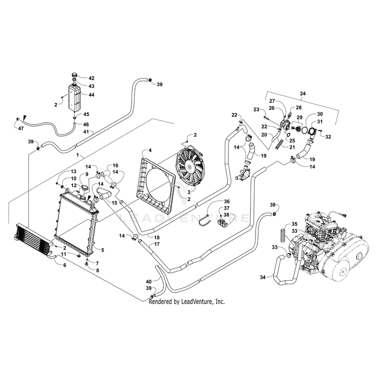 Thermostat-Assy By Arctic Cat 0808-224 OEM Hardware 0808-224 Core Power Equipment