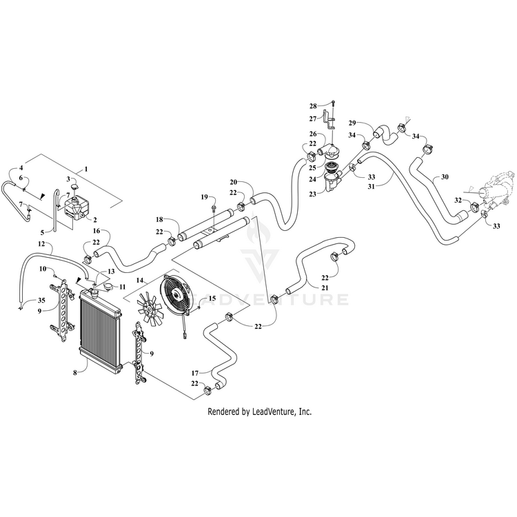 Thermostat Assy By Arctic Cat 0813-050 OEM Hardware 0813-050 Core Power Equipment
