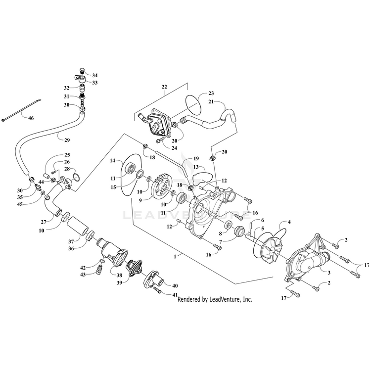 Thermostat By Arctic Cat 3021-883 OEM Hardware 3021-883 Core Power Equipment