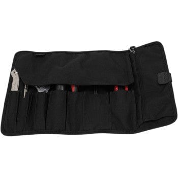 Parts Unlimited Tank Bag Tool Roll Black by Burly Brand