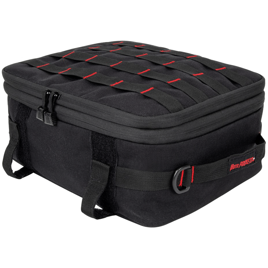 Top Box Bag Black 12"X10"X4.5" by Moto Pockets 10022 Rack Bag