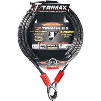 Trimaflex™ Max Security Braided Cable 30' by TRIMAX TDL3010 Cable Lock