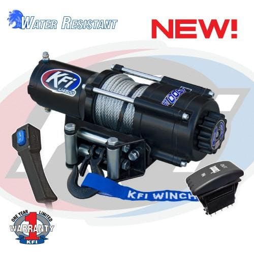 U4500/U4500W Winch 4500Lb by KFI U45-R2 4500 Winch 10-0122 Western Powersports Drop Ship