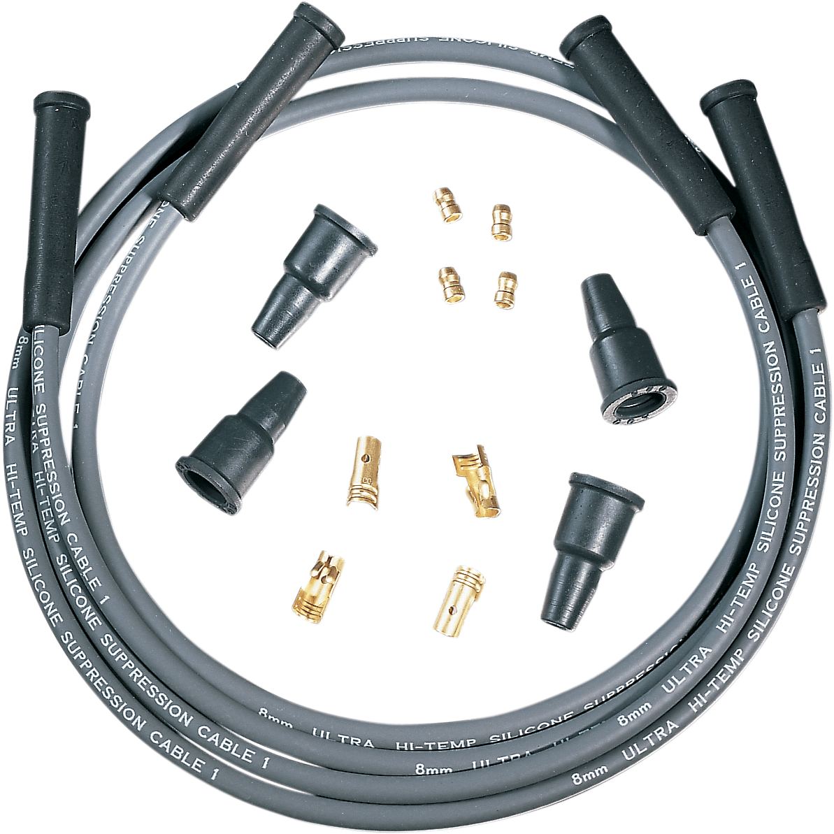 Universal 8 Mm Suppression Plug Wire Kit By Dynatek DW-800 Spark Plug Wires DW800 Parts Unlimited