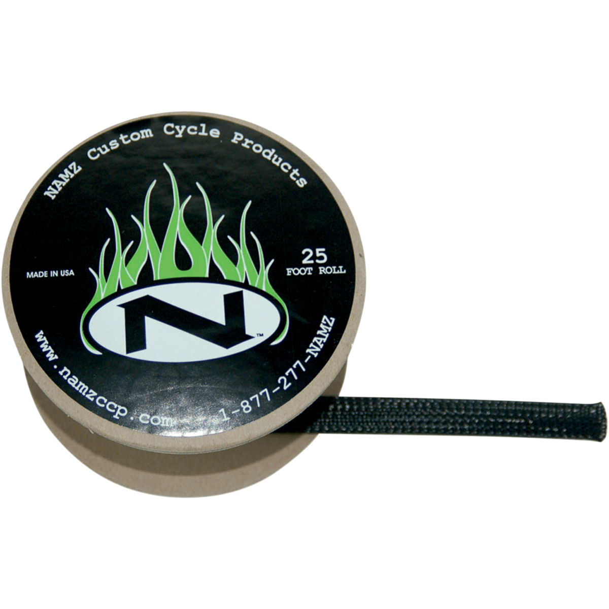 Universal Black Wire Cover By Namz NBFS-2502 Wire Covering 2120-0372 Parts Unlimited