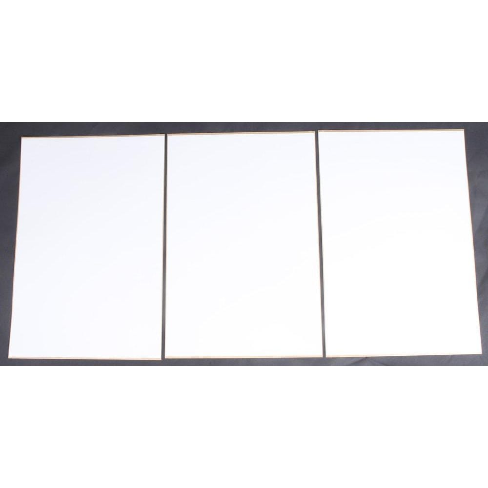 Universal Number Plate White 3/Pack By D'Cor 40-80-108 Number Plate 862-100W Western Powersports