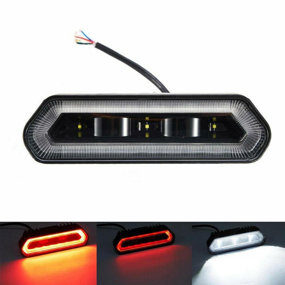 Universal Roll Bar Tail Light For RZR Ranger, Maverick X3 by Kemimoto B0803-01101BK Tail Light B0803-01101BK Kemimoto