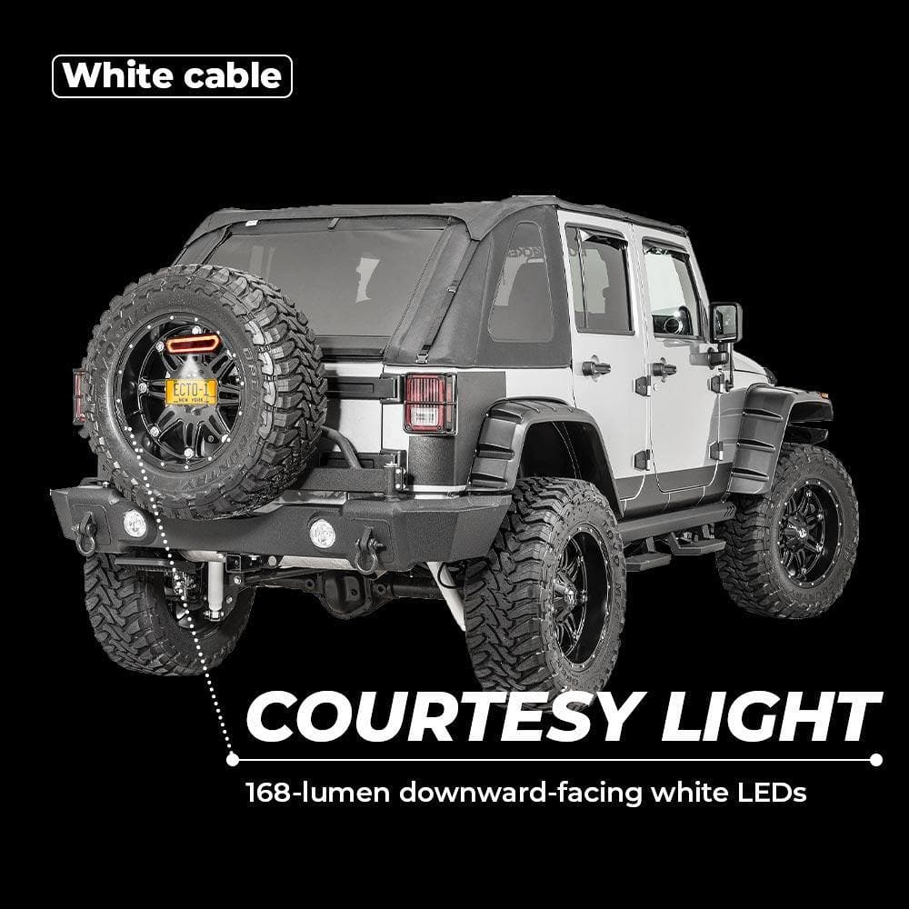 Kemimoto RZR LED Chase Tail Light - Dual Halo & 5 Modes Witchdoctors