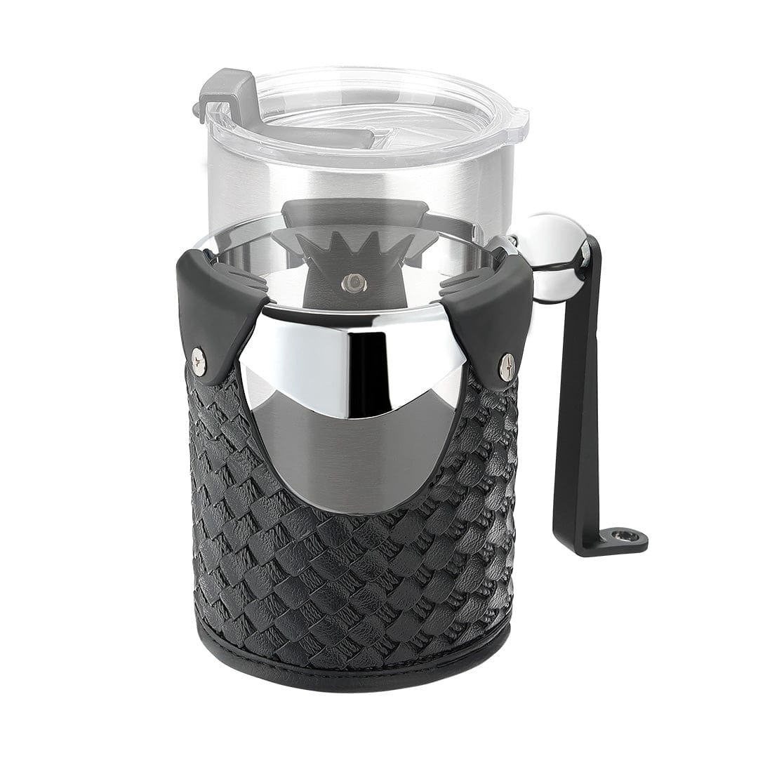 Upgraded Motorcycle ATV Cup Holder by Kemimoto B0113-11301BK Drink Holder B0113-11301BK Kemimoto