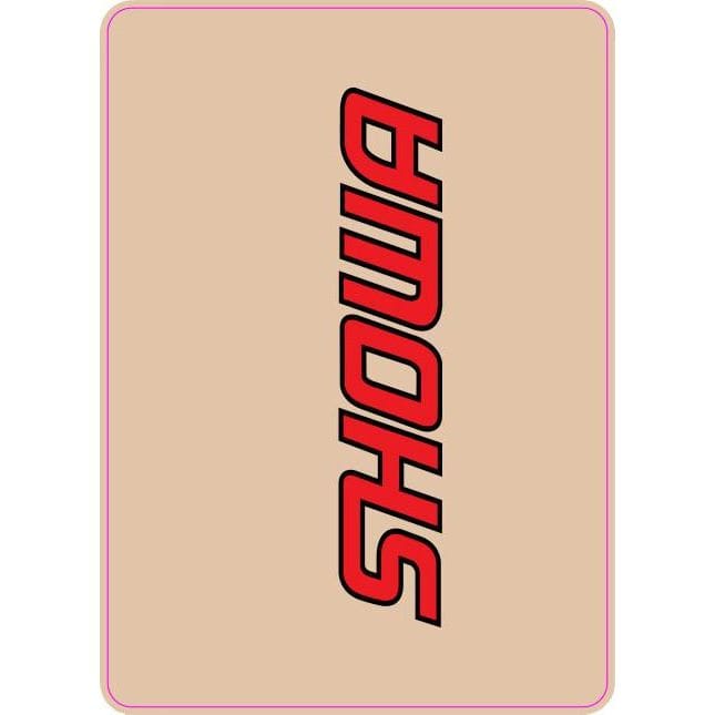 Upper Fork Decal Showa Red By D'Cor 40-80-104 Fork Decal 862-80104 Western Powersports