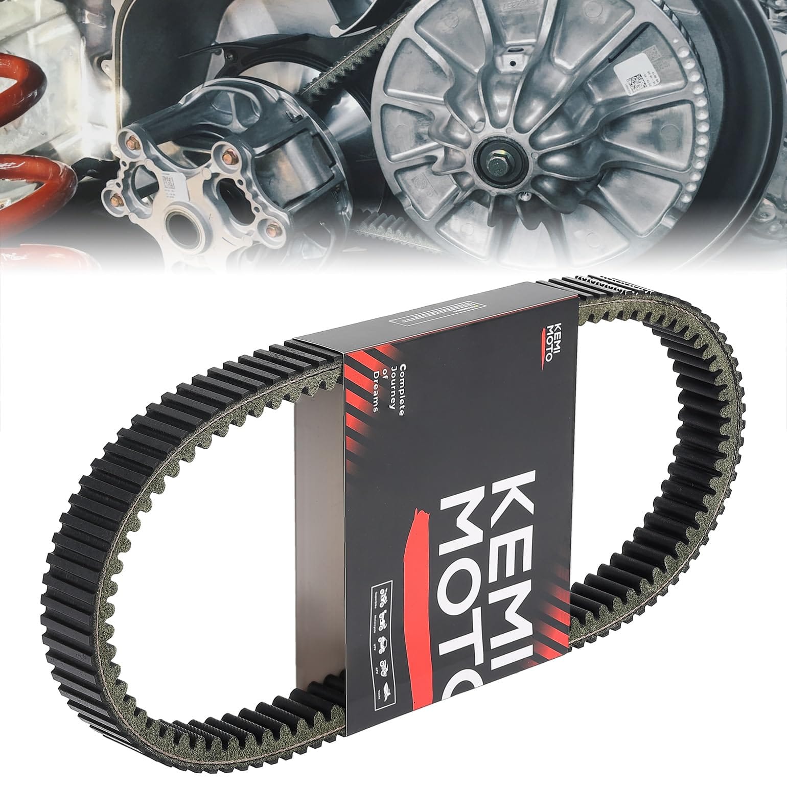 UTV Heavy Duty Carbon Drive Belt for RZR PRO XP /Turbo by Kemimoto B0901-05001BK Drive Belt Severe Duty B0901-05001BK Kemimoto